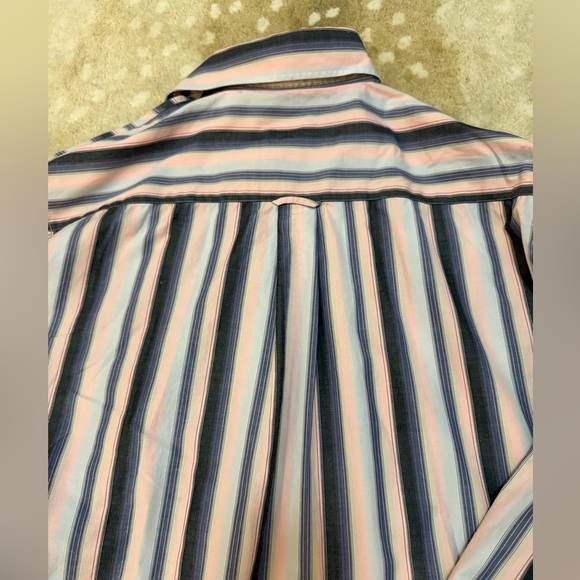 Bugatchi uomo rainbow striped button down men’s long sleeve size large - Picture 7 of 13